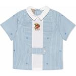 Randiga Blåa Kortärmade skjortor för Pojkar från Gucci från FARFETCH.com/se 