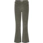 Raval 16 6798 Shiny Micro Bottoms Jeans Flares Green Lois Jeans