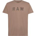 Bruna Kortärmade Kortärmade T-shirts från G-Star Raw i Storlek M 
