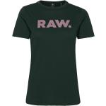 Gröna Kortärmade Kortärmade T-shirts från G-Star Raw i Storlek XS 