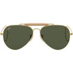 Gröna Polariserade solglasögon från Ray-Ban Outdoorsman i Metall 
