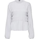 Vita Långärmade Långärmade blusar från Gina Tricot i Storlek XS för Damer 