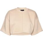 Rbk Cardi B Crop T-Shirt Sport Crop Tops Short-sleeved Crop Tops Cream Reebok Classics