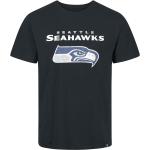 Recovered Clothing T-shirt - NFL Seahawks Logo - S L - för Herr - svart