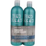 Shampoo & Balsam-set från Tigi Bed Head för Skadat hår mot Kluvna hårtoppar med Återfuktande effekt 750 ml för Herrar 