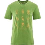 Ekologiska Gröna Kortärmade Tränings t-shirts från Red Chili på rea i Storlek L för Herrar 