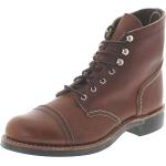 Red Wings Shoes 3365 IRON RANGER Amber Ladies Shoelace Boots - brown