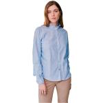 Hållbara Blåa Oeko-Tex Långärmade Långärmade blusar med fransar från Redgreen i Storlek XL för Damer 