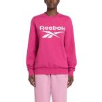 Rosa Tränings hoodies från Reebok Identity på rea i Storlek L för Damer 