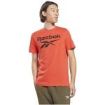 Röda Kortärmade T-shirts från Reebok i Storlek S för Herrar 