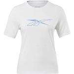 Vita Tränings t-shirts från Reebok Speedwick i Storlek XS för Damer 