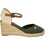 Gröna Sandaletter med kilklack från REFRESH på rea Halksäkra med Kilklack i Textil för Damer 