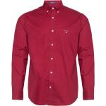 Casual Röda Casual skjortor från Gant Broadcloth i Storlek S 