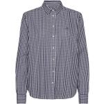 Rutiga Blåa Långärmade Långärmade skjortor från Gant Broadcloth 