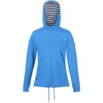 Sommar Randiga Blåa Tränings hoodies från Regatta på rea i Storlek S i Material som andas i Jerseytyg för Damer 