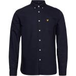 Casual Blåa Oxford-skjortor från Lyle & Scott i Storlek XS 