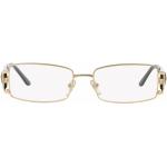 Guldiga Damglasögon från Versace i Storlek 5 XL i Metall 