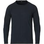 Mörkblåa Långärmade Långärmade T-shirts från Replay i Storlek M i Bomull för Herrar 
