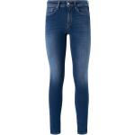 Mörkblåa Slim fit jeans från Replay Luz på Black Friday rea med L32 med W25 för Damer 
