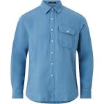 Kornblåa Långärmade Långärmade skjortor från Replay i Storlek M 