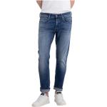 Blåa Slim fit jeans från Replay på rea för Herrar 