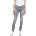 Gråa Stretch jeans från Replay på rea i Denim för Damer 