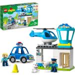 Rescue Police Station & Helicopter Toy Set Toys Lego Toys Lego duplo Multi/patterned LEGO