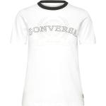 Retro Vita Kortärmade Tränings t-shirts från Converse Chuck Taylor i Storlek XS 