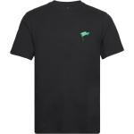 Retro Svarta Kortärmade Tränings t-shirts från Converse Chuck Taylor i Storlek XS 