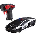 Svarta Lamborghini Aventador Radiostyrda leksaker från Revell med Polis-tema 
