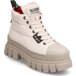 Revolt Boot Overcush Shoes Boots Ankle Boots Laced Boots Beige Palladium
