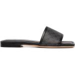 Svarta Slip in-sandaler från Anine Bing i storlek 36 med Slip-on med Fyrkantig tå i Läder för Damer 