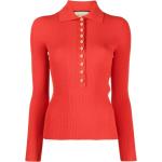 Röda Långärmade pikétröjor från Gucci i Storlek M för Damer 