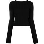 Ekologiska Svarta Ribbstickade tröjor från Filippa K på rea i Storlek XL för Damer 