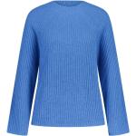 Kungsblåa Stickade tröjor från Rich&Royal med Rund ringning för Damer 