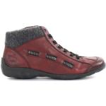 Röda Ankle-boots från Rieker på rea i storlek 35 med Dragkedja med Klackhöjd till 3cm för Damer 