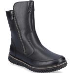 Svarta Ankle-boots från Rieker på rea i Läder för Damer 