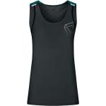 Rockiga Svarta Ärmlösa Tränings t-shirts i Storlek XXL i Material som andas i Mesh för Damer 