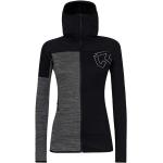 Rockiga Svarta Tränings hoodies på rea i Storlek L i Material som andas för Damer 