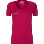 Rockiga Rosa Kortärmade Tränings t-shirts på rea i Storlek S i Material som andas i Jerseytyg för Damer 