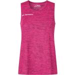 Rockiga Rosa Ärmlösa Tränings t-shirts i Storlek L i Material som andas i Jerseytyg för Damer 