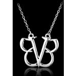 Rockband Black Veil Brides Hänge Halsband BVB Logotyp Punk Gothic Music Mode Choker Halsband