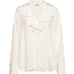 Rodebjer Clementine Tops Blouses Long-sleeved Cream RODEBJER