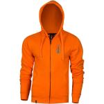 Orange Tränings hoodies från Rondo i Storlek L i Material som andas i Bomull för Herrar 