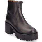 Svarta Ankle-boots från Filippa K i storlek 39 med rundad tå 