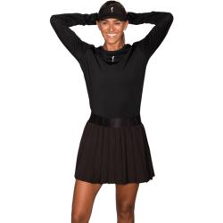 Rs Women's Performance Court Pleated Skirt Sport Black Svart