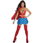 Flerfärgade Wonder Woman Superhjältar kostymer från Rubie's i Storlek S för Damer 