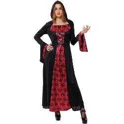 Rubies Mystery Vampyr Kostym för kvinnor, Huvklänn