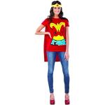 Flerfärgade Wonder Woman Maskeradhattar från Rubie's i Storlek XL för Damer 
