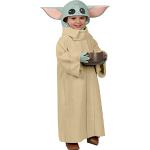 Beige Star Wars Yoda Baby Yoda Film & TV dräkter för barn för Bebisar i Fleece från Rubie's från Amazon.se 